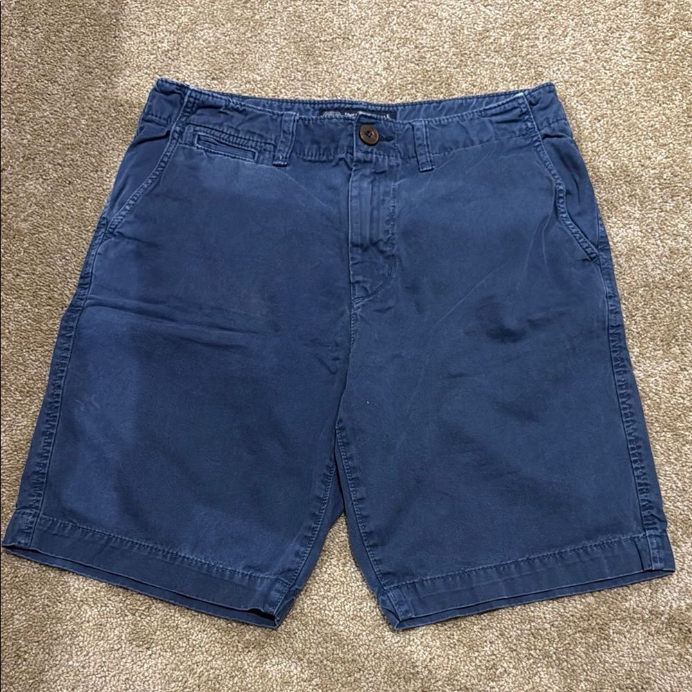 American Eagle Outfitters Navy Flat Front Shorts